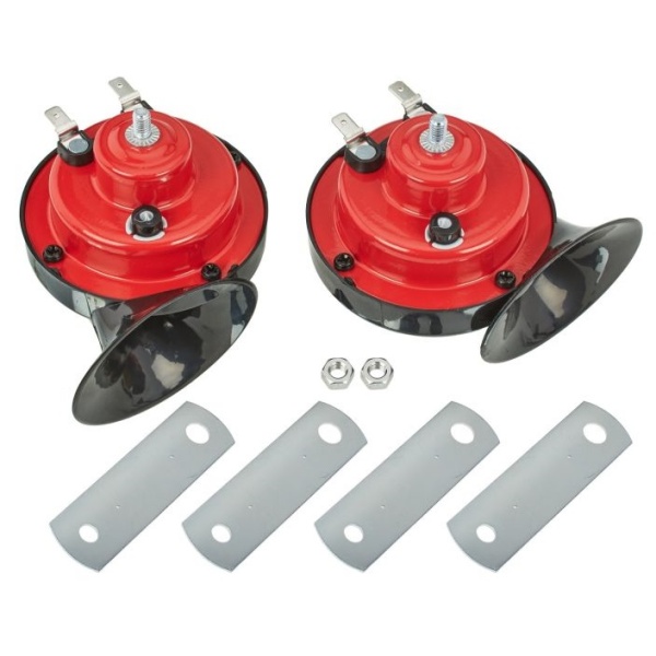 Set 2 Buc Claxoane Goarna Ton Inalt + Ton Jos Electro-Pneumatic Meyle Volkswagen Caddy 2 1996-2004 118dB 410/510Hz 72W 12V 100 951 0009